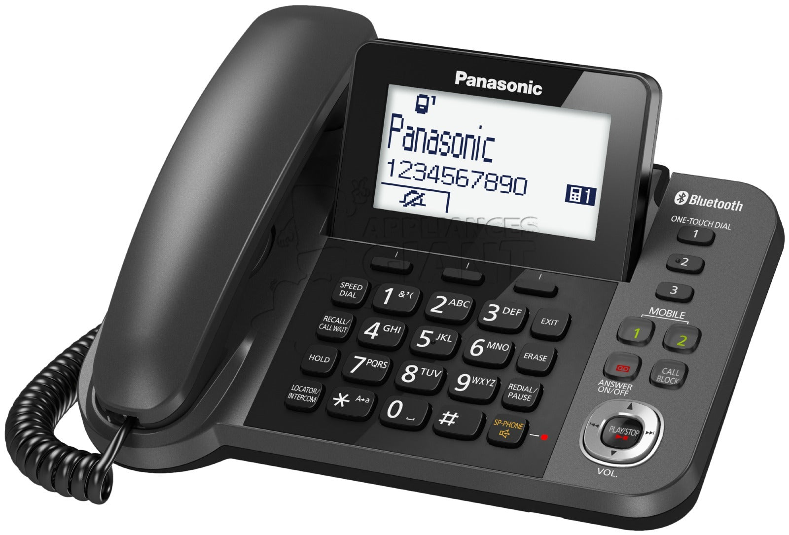 Panasonic KX-TGF382AZM All In 1 System Corded + Cordless DECT Home Phone, Image 3