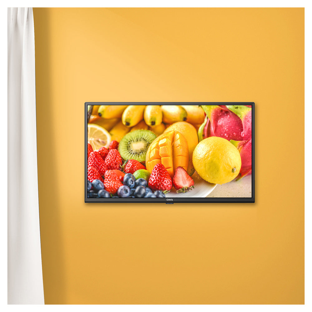 CHiQ L32D6C 32 Inch HD Android 11R TV with Dual-Band Wi-Fi, TV mounted on wall