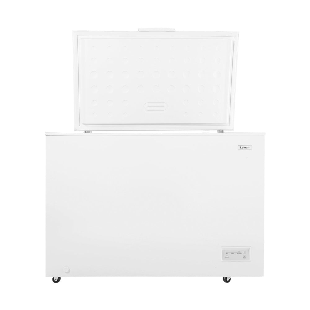 Lemair 316L Chest Freezer LCF316, Front view with top open