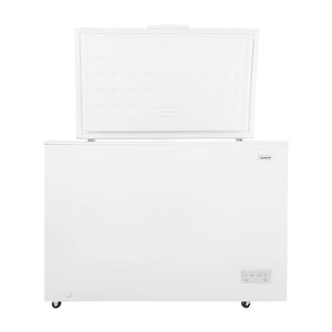 Lemair 316L Chest Freezer LCF316, Front view with top open