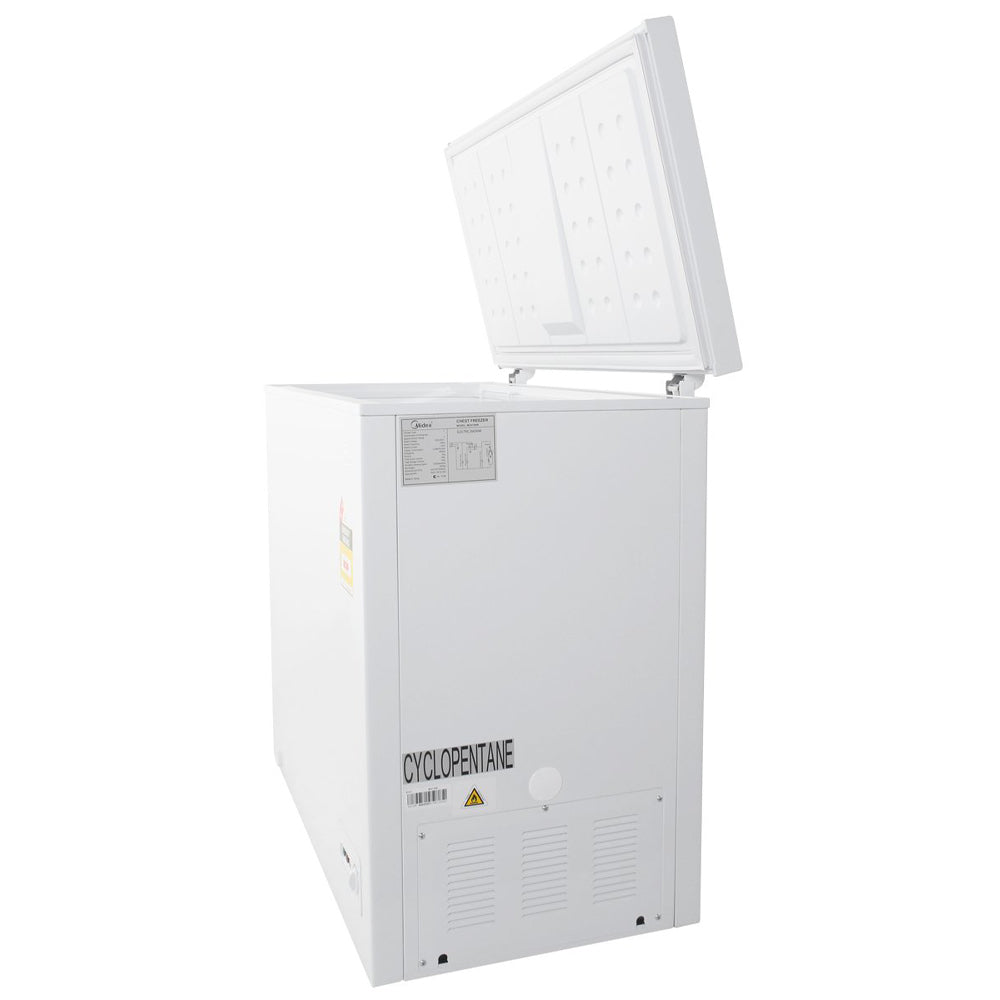 Arctic MCH142W 142L Chest Freezer, Side view