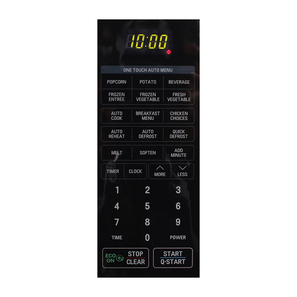 Samsung 40L 1000W Microwave ME6144ST, Control panel view