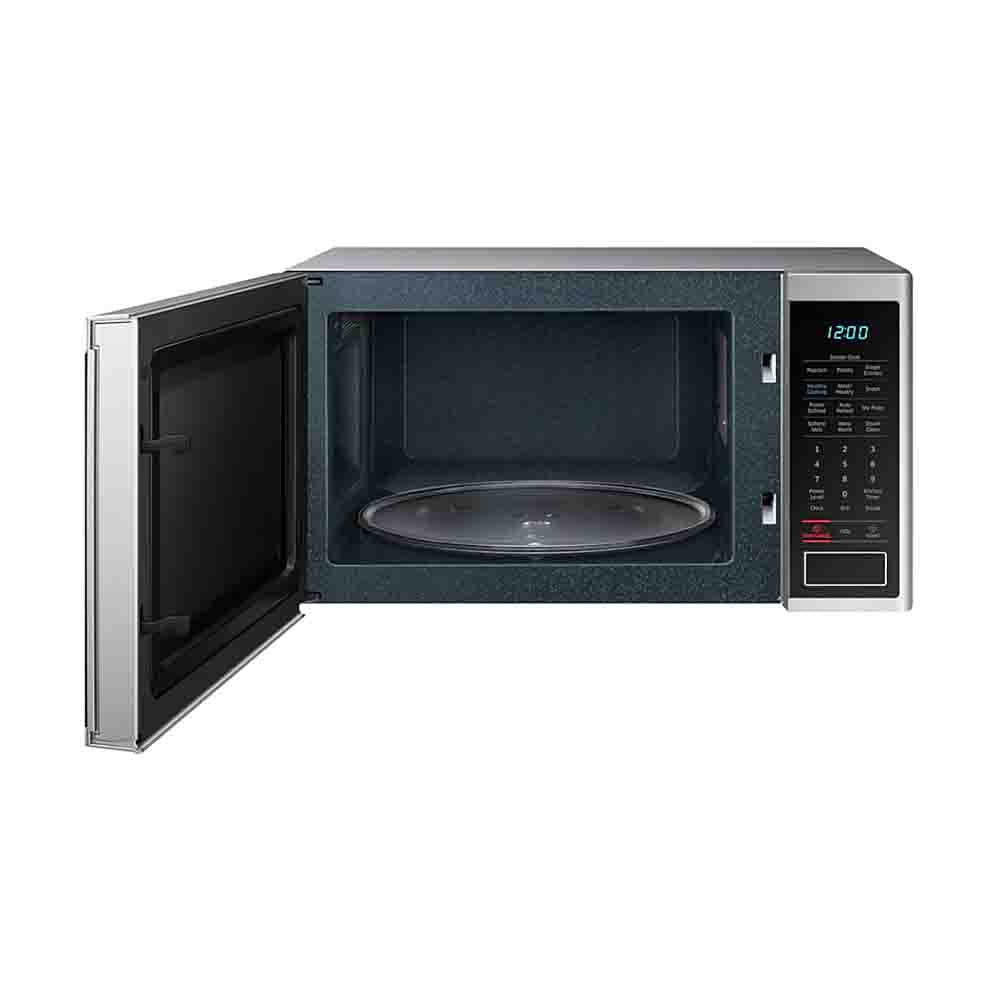 Samsung 32L Microwave Oven Stainless Steel MS32J5133BT, Front view with door open