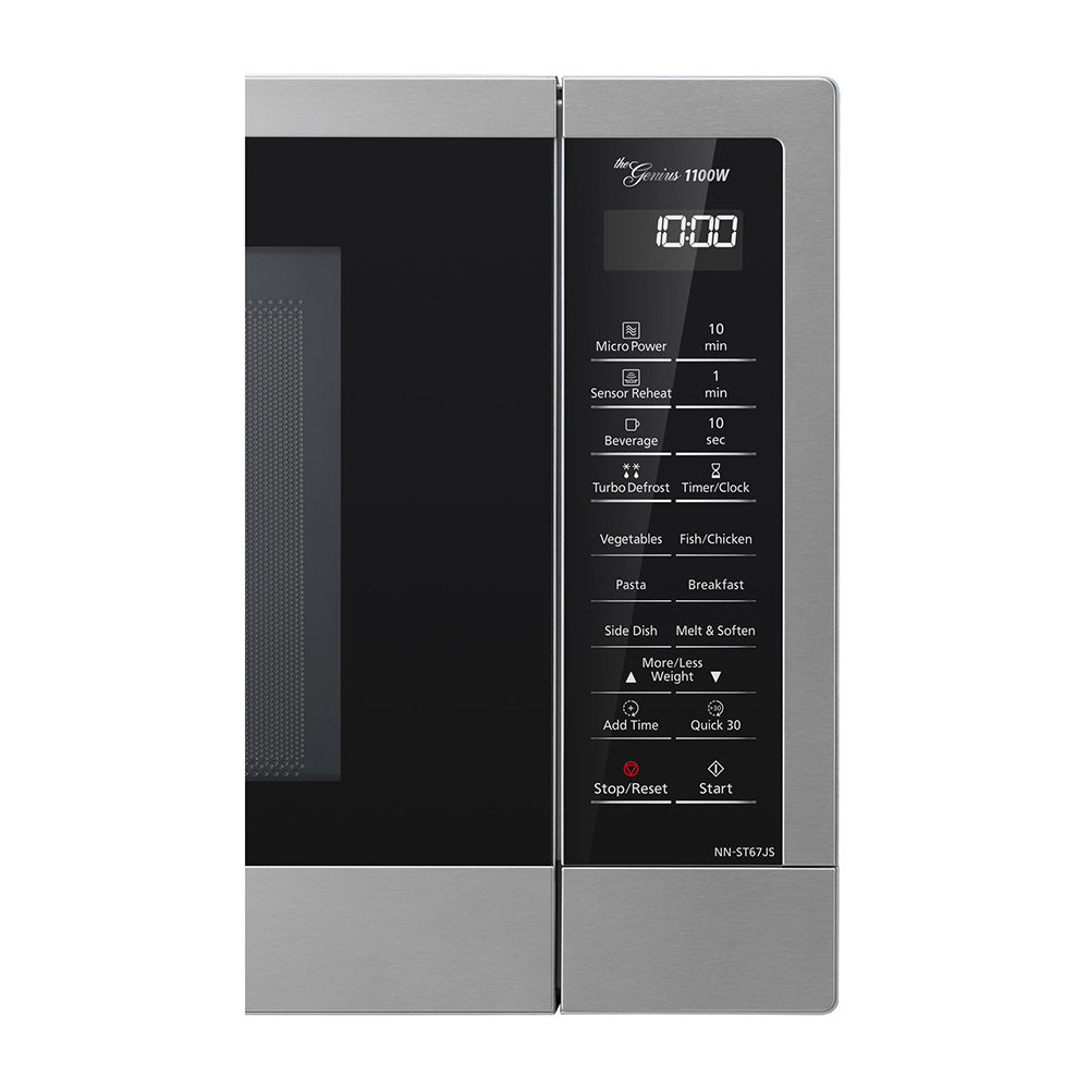 Panasonic 32L Inverter Microwave Oven Stainless Steel NN-ST67JSQPQ, Control panel view