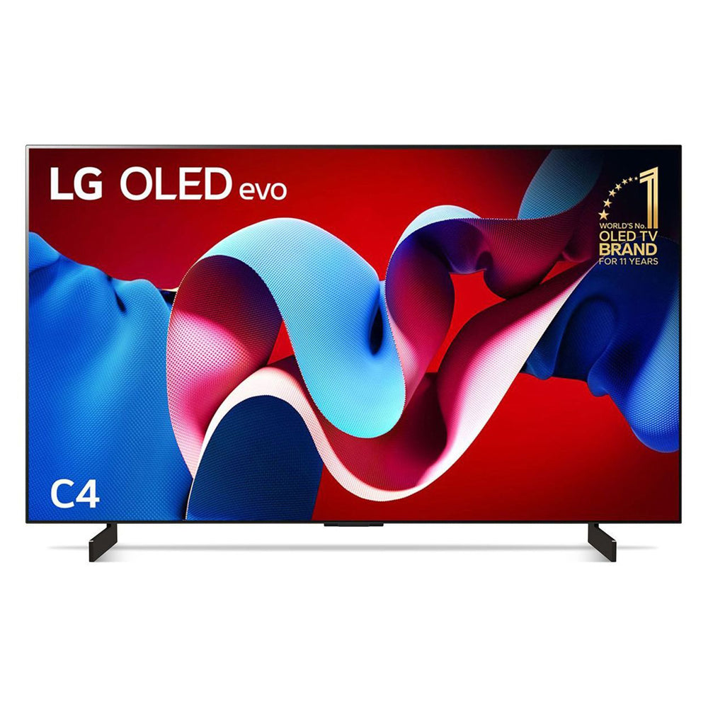 LG OLED42C4PSA 42 Inch OLED evo C4 4K Smart TV, Front view