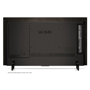 LG OLED42C4PSA 42 Inch OLED evo C4 4K Smart TV, Back view