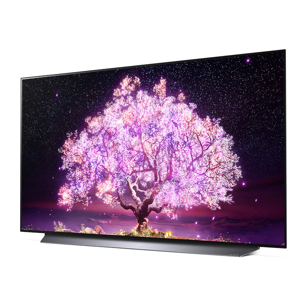 LG OLED48C1PTB C1 48 Inch OLED 4K Smart TV, Front right view