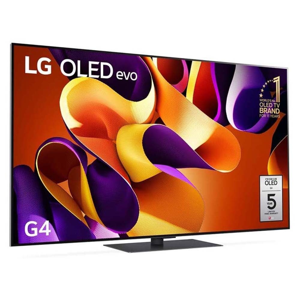 LG OLED55G4PSA 55 Inch OLED evo G4 4K Smart TV, Front right view