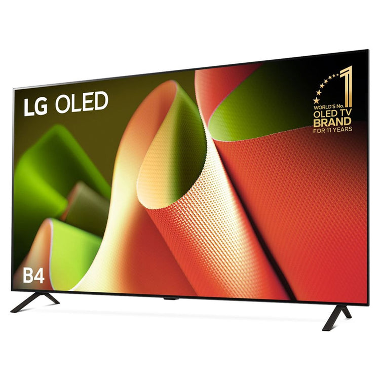 LG OLED65B4PSA 65 Inch OLED B4 4K Smart TV, Front left view