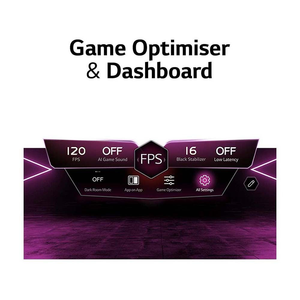 LG OLED65C2PSC 65 Inch OLED TV, Game optimiser & dashboard