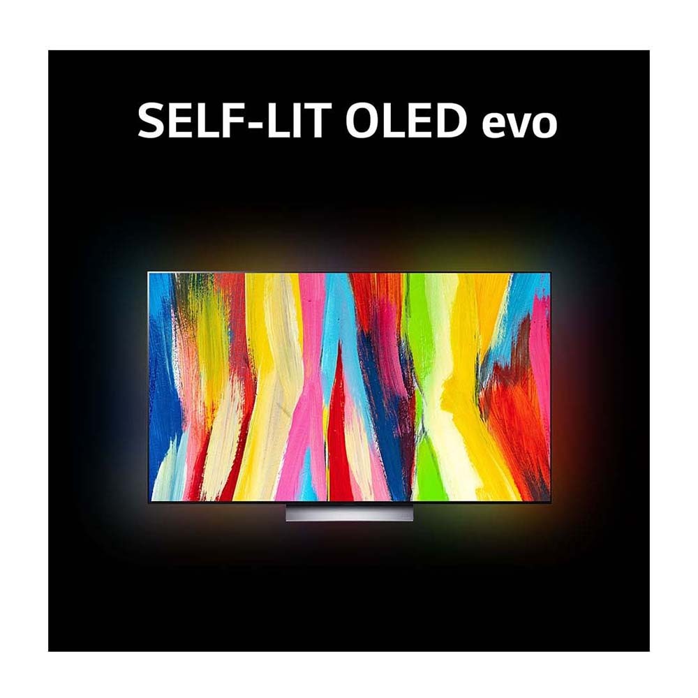 LG OLED65C2PSC 65 Inch OLED TV, Self-lit OLED screen feature