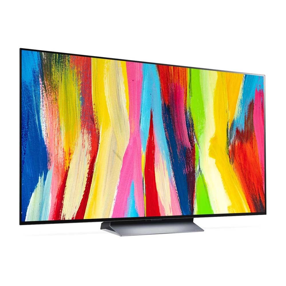 LG OLED65C2PSC 65 Inch OLED TV, Front right view