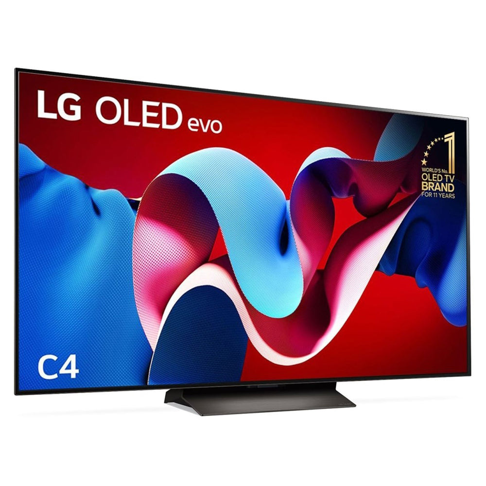 LG OLED65C4PSA 65 Inch OLED evo C4 4K Smart TV, Front right view