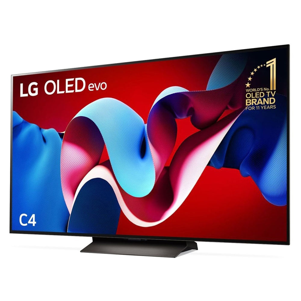 LG OLED65C4PSA 65 Inch OLED evo C4 4K Smart TV, Front left view