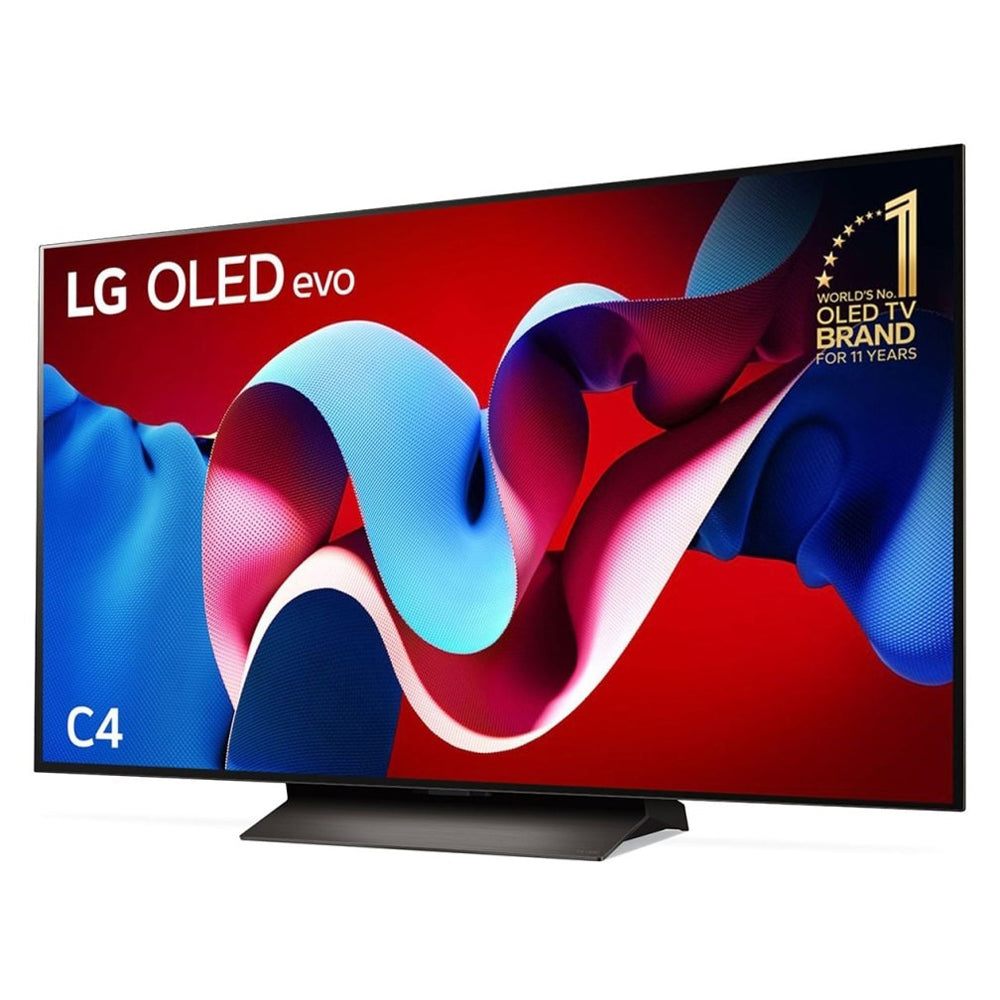 LG OLED77C4PSA 77 Inch OLED evo C4 4K Smart TV, Front left view