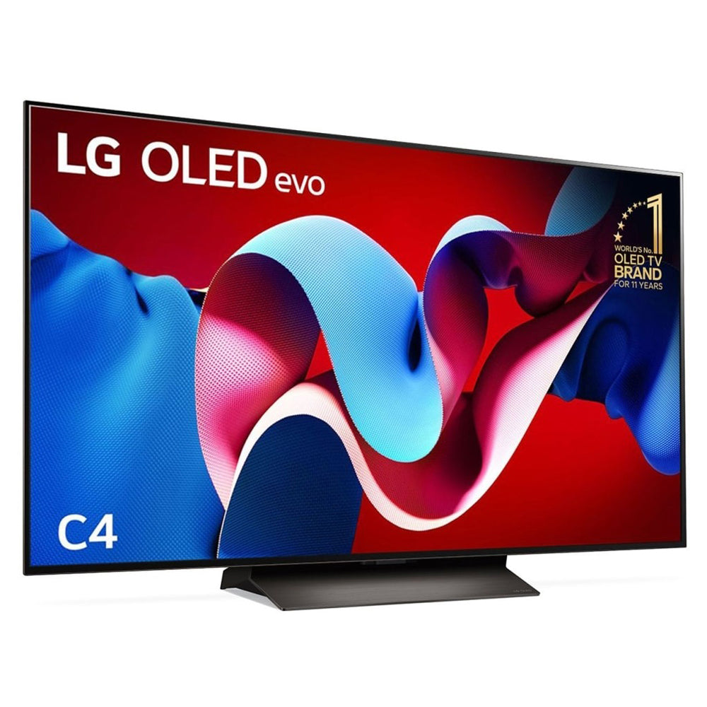 LG OLED77C4PSA 77 Inch OLED evo C4 4K Smart TV, Front right view