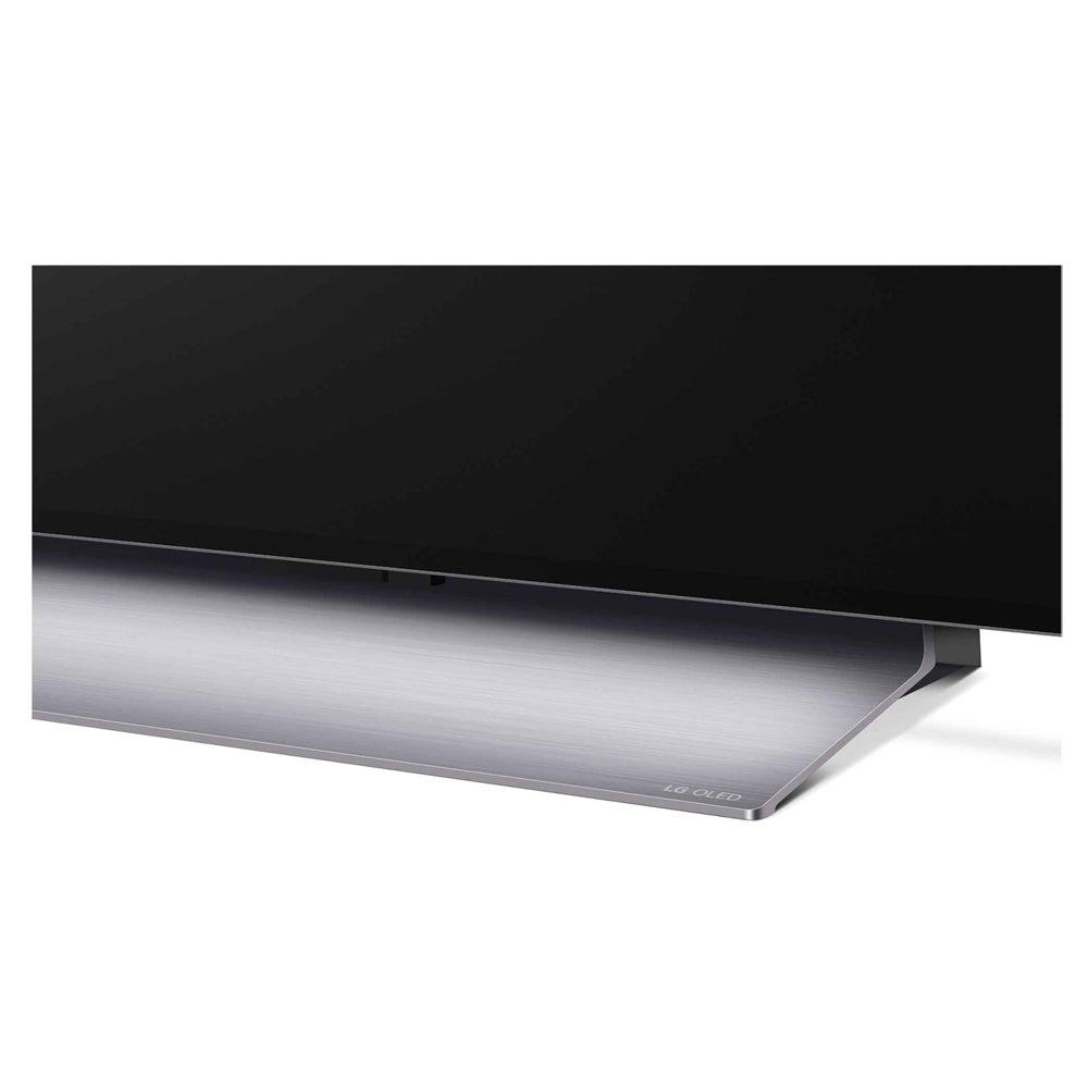 LG OLED77G4PSA 77 Inch OLED evo G4 4K Smart TV, Base pedestal feet view