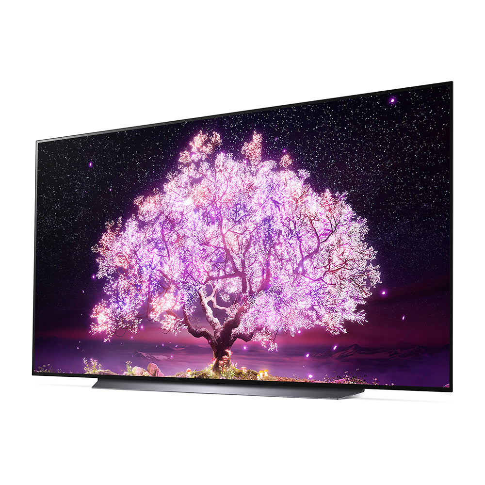 LG OLED83C1PTA C1 83 Inch OLED 4K Smart TV, Front left view