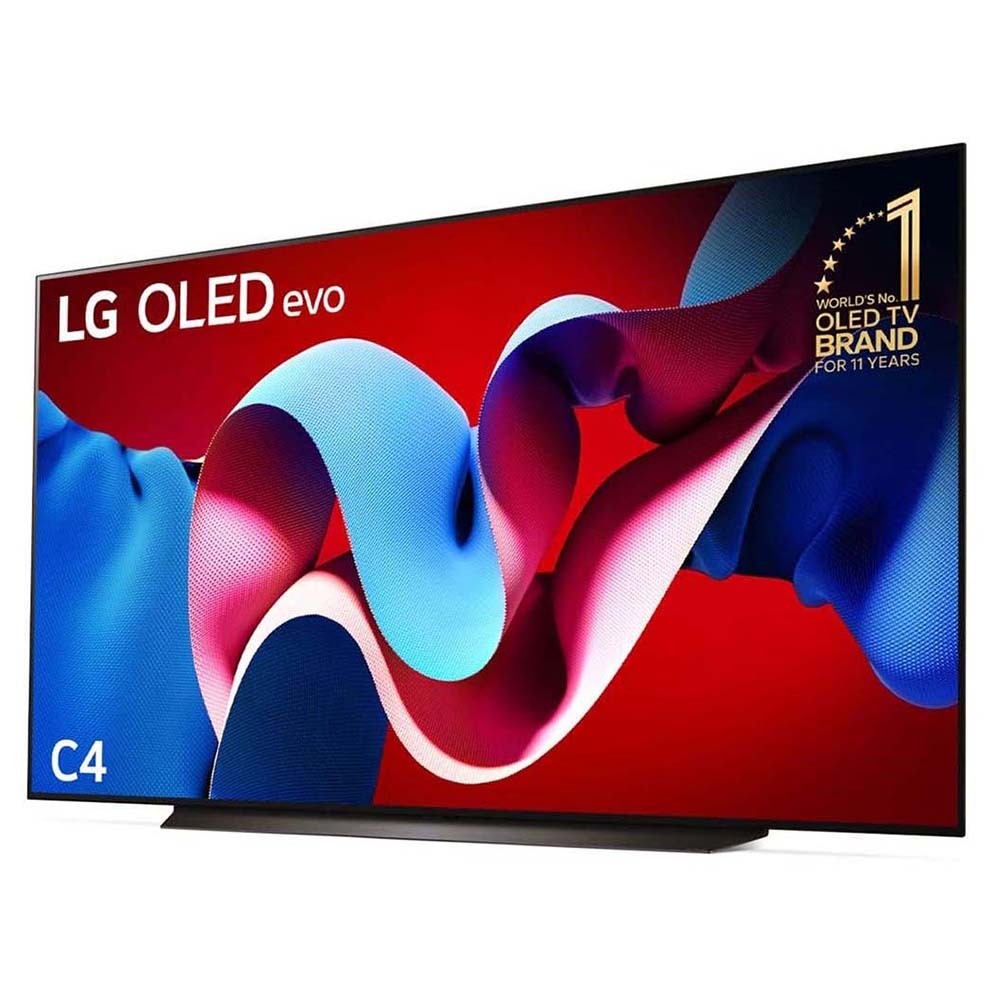 LG OLED83C4PSA 83 Inch OLED evo C4 4K Smart TV, Front left view