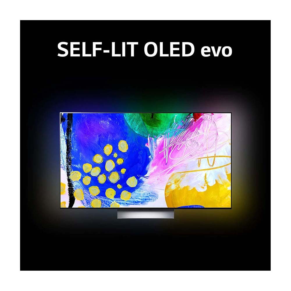 LG OLED83G2PSA 83 Inch OLED 4K TV, Self-lit OLED screen feature