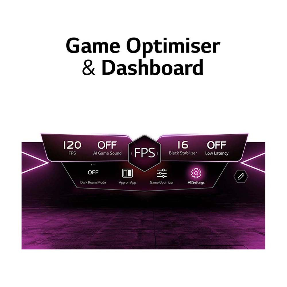 LG OLED83G2PSA 83 Inch OLED 4K TV, Game optimiser & dashboard