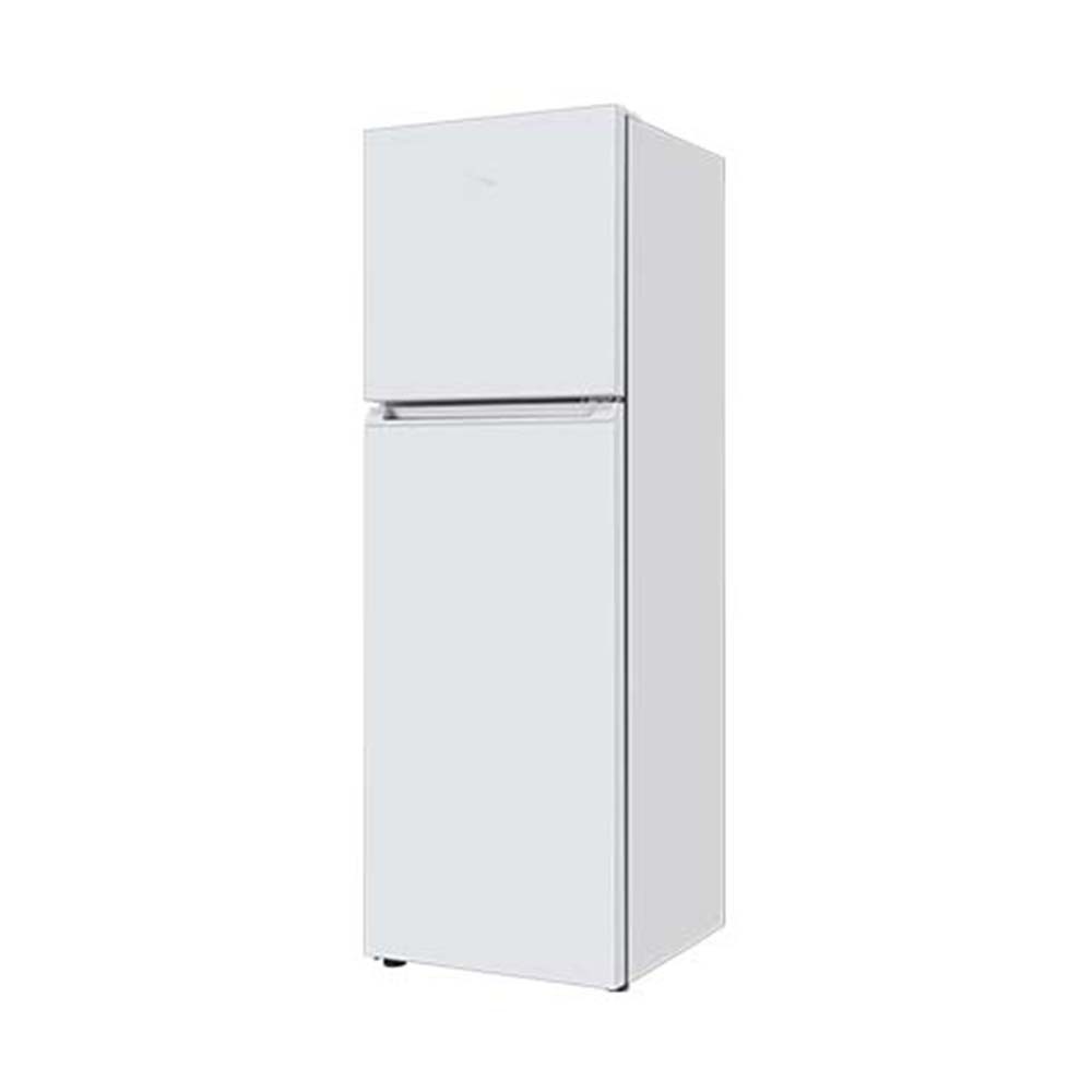 TCL 249L Top Mount Fridge White P272TMW, Front left view