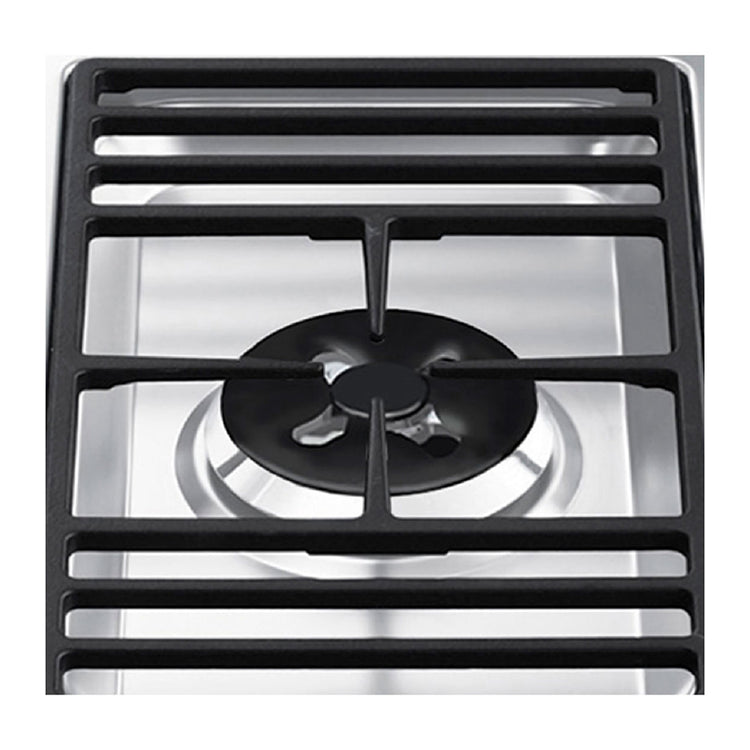 Smeg PGA31G Stainless Steel 30cm Domino-Style Top Mount Gas Cooktop, Cooktop view