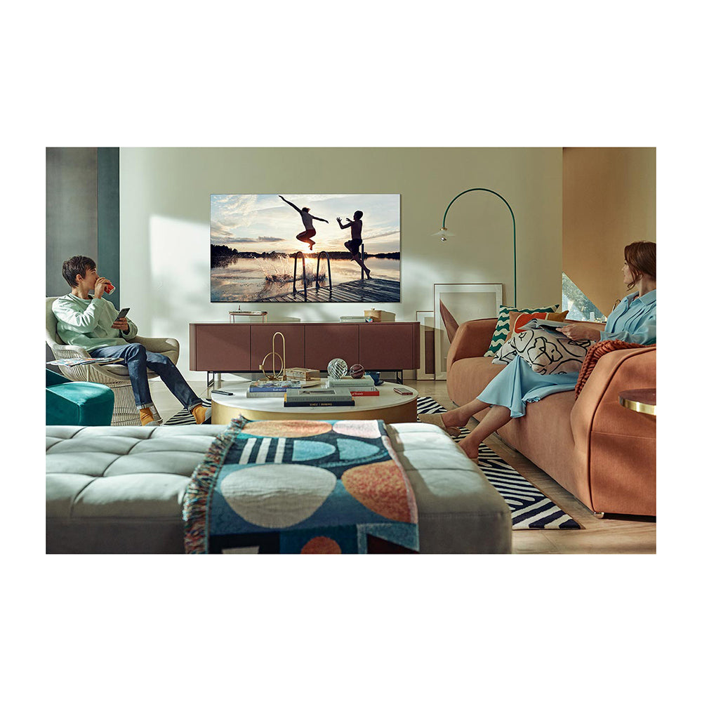 Samsung QA50QN90AAWXXY 50 Inch QN90A Neo QLED 4K Smart TV, TV mounted on wall