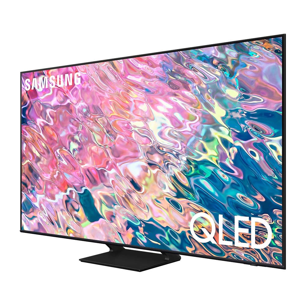 Samsung QA55Q60BAWXXY 55 Inch Q60B QLED 4K Smart TV, Front left view