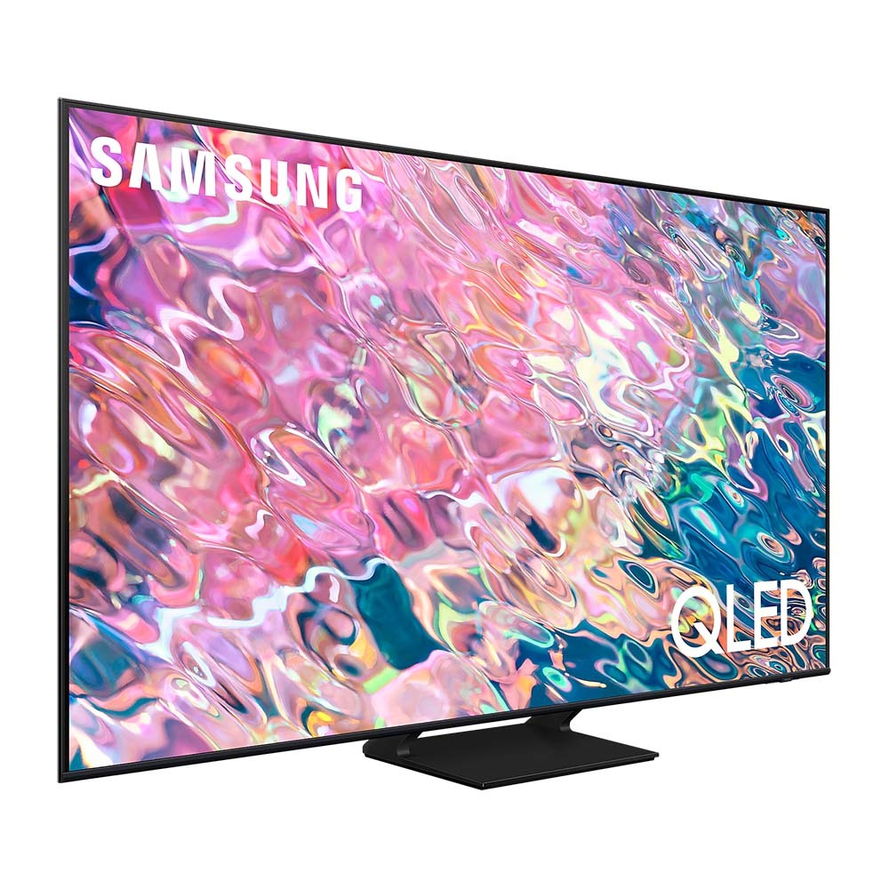 Samsung QA55Q60BAWXXY 55 Inch Q60B QLED 4K Smart TV, Front right  view