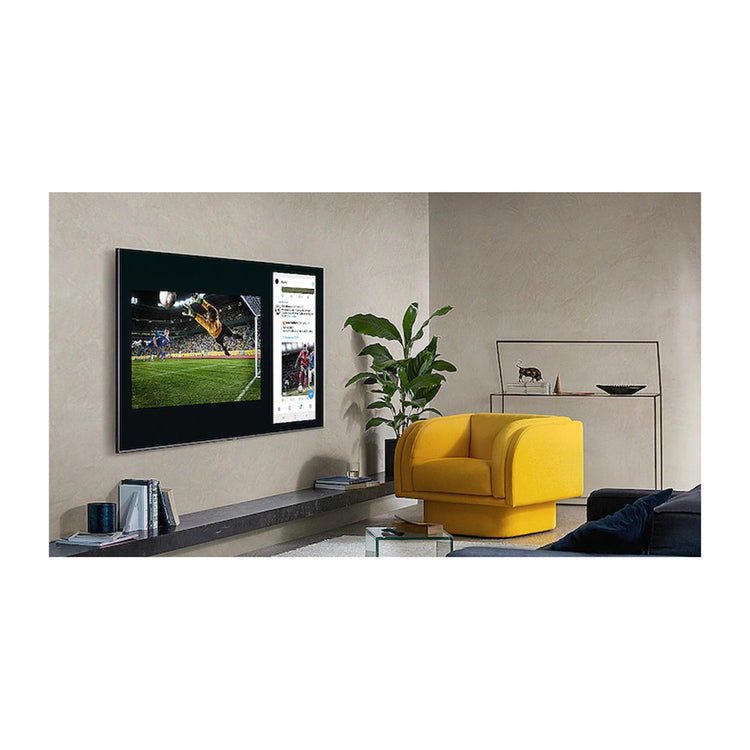 Samsung QA55Q70TAWXXY Q70 Series 55 Inch 4K QLED Smart TV, TV mounted on wall