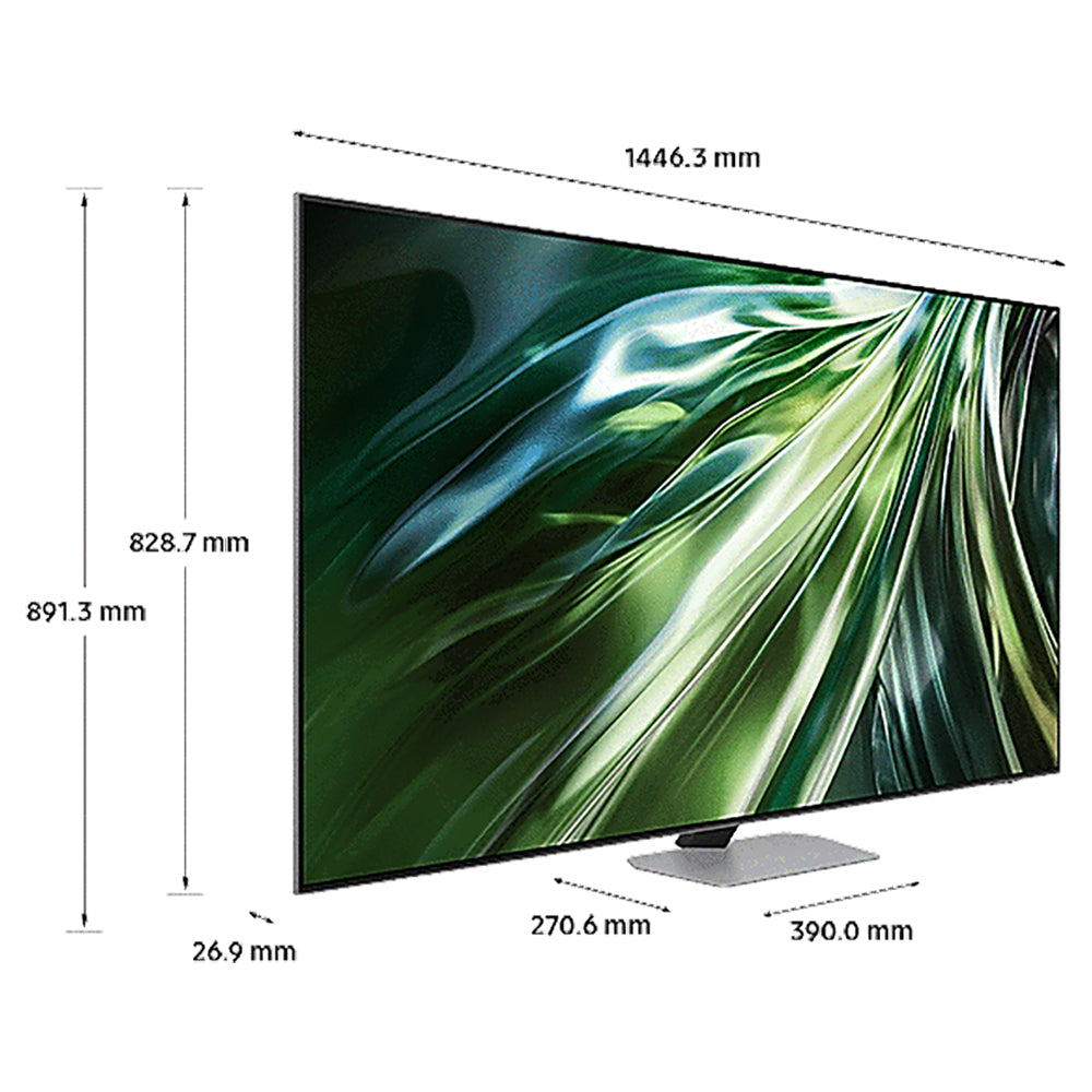 Samsung QA65QN90DAWXXY 65 Inch QN90D Neo QLED 4K Smart TV, Dimensions