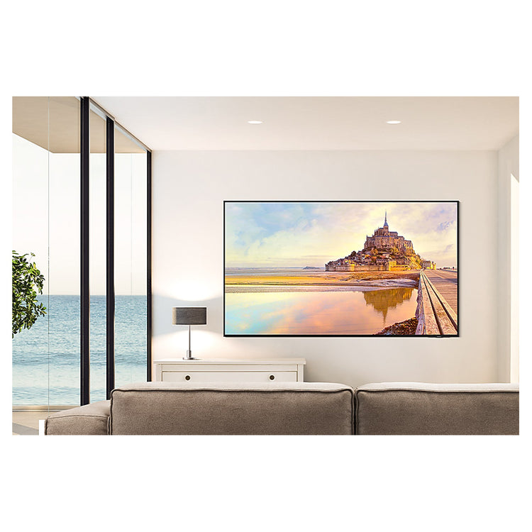 Samsung QA65QN90DAWXXY 65 Inch QN90D Neo QLED 4K Smart TV, TV mounted on wall