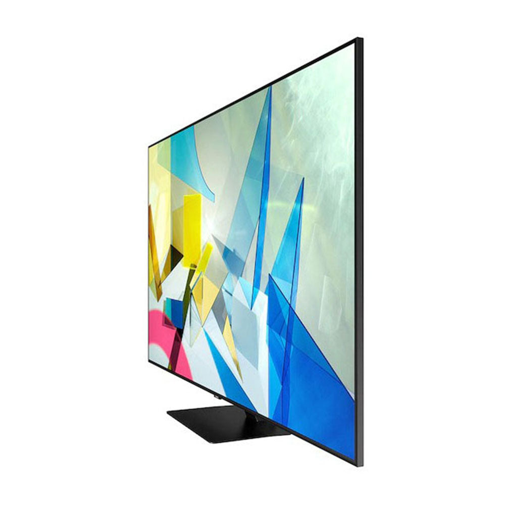 Samsung QA85Q80TAWXXY Q80 Series 85 Inch 4K QLED Smart TV, Front left view 3