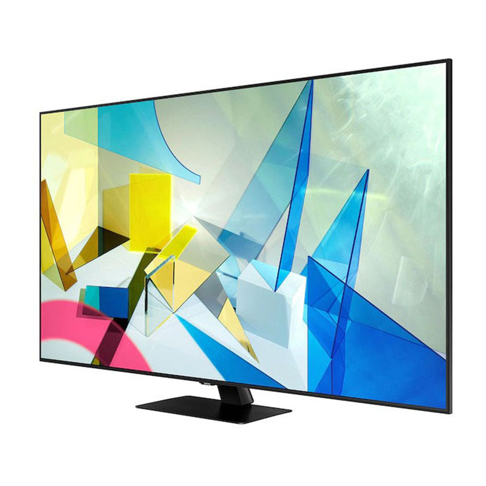 Samsung QA85Q80TAWXXY Q80 Series 85 Inch 4K QLED Smart TV, Front left view