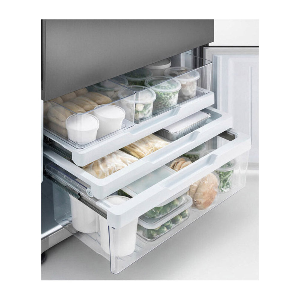 Fisher & Paykel 494L Bottom Mount Fridge RF522BRPB6, Freezer tray view