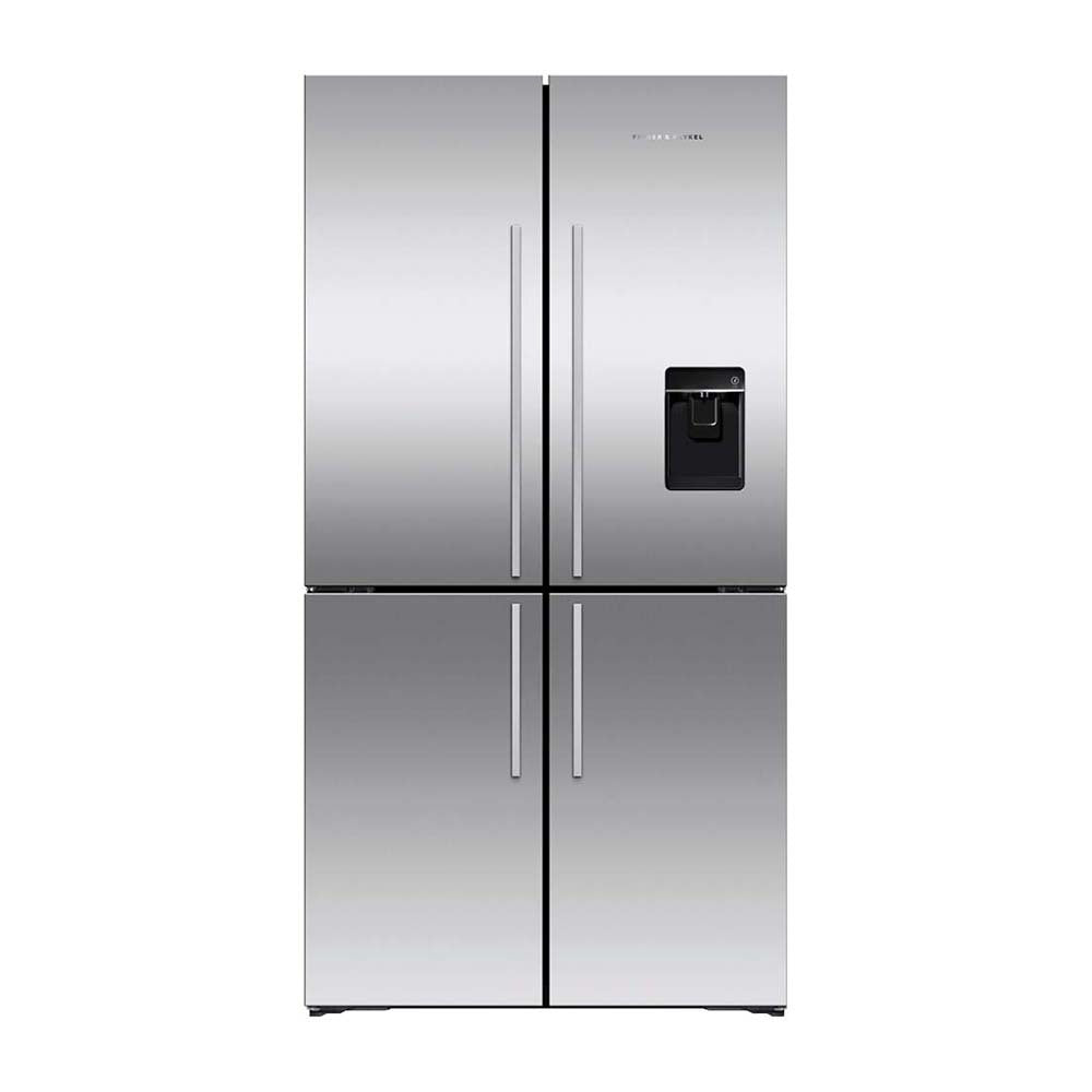 Fisher & Paykel 538L Quad Door Fridge Stainless Steel RF605QDUVX2, Front view