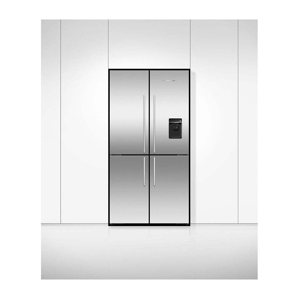 Fisher & Paykel 538L Quad Door Fridge Stainless Steel RF605QDUVX2, Front view