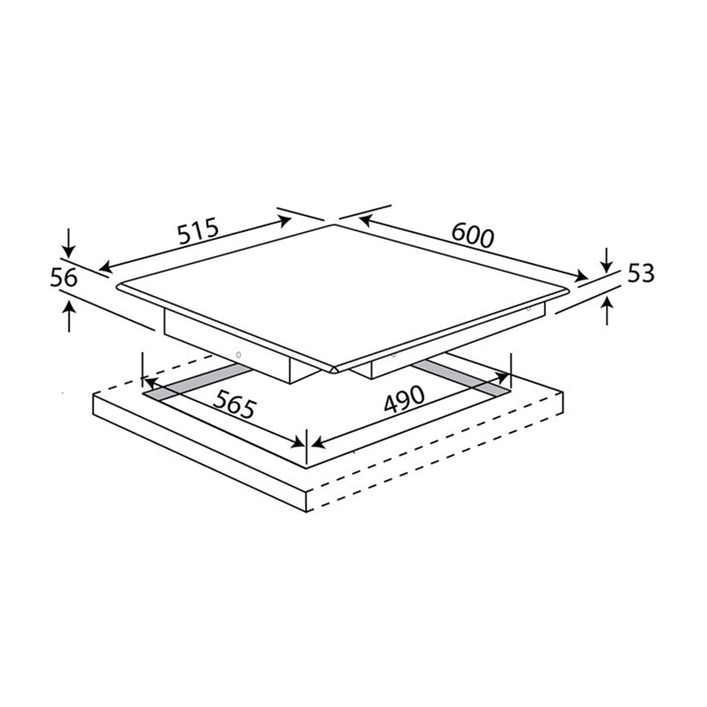 Smeg SA661X1 60cm Classic Ceramic Cooktop