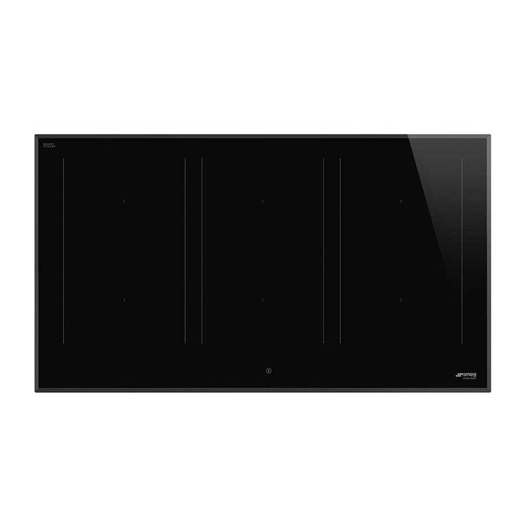 Smeg 90cm 6 Zone Induction Cooktop SAI3963B, Top view 2