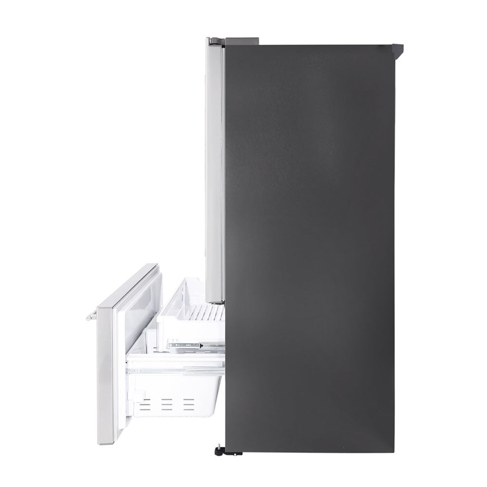 Smeg 762L French Door Fridge Stainless Steel SF640S1, Side view