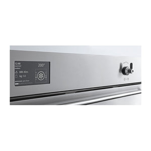 Smeg 90cm Classic Thermoseal Pyrolytic Oven SFP9395X1, Front top right view