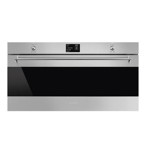 Smeg 100L Electric Built-In Oven Stainless Steel SFPR9395X, Front view