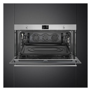 Smeg 100L Electric Built-In Oven Stainless Steel SFPR9395X, Inside view