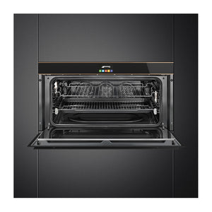 Smeg SFPR9604NR 90cm Dolce Stil Novo Pyrolytic Built-In Oven, Front open