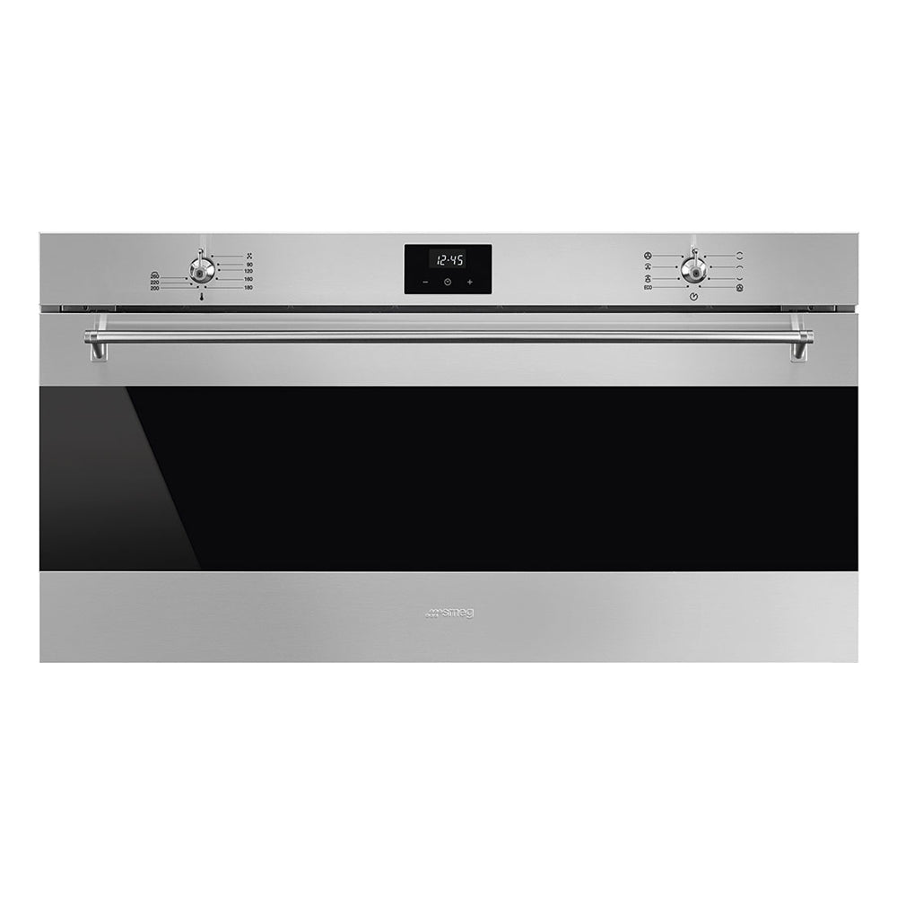 Smeg 100L 90cm Electric Built-In Oven SFRA9300X, Front view