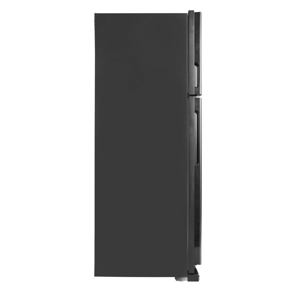 Sharp SJXP580GBK 581L Top Mount Fridge Black, Side view