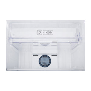 Samsung 364L Top Mount Fridge Stainless Steel SR400LSTC, Vegetable crisper drawer view