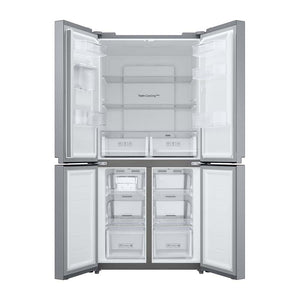 Samsung 488L French Door Fridge Stainless Steel SRF5700SD, Front view with doors open