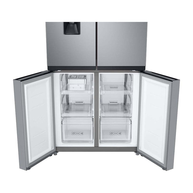 Samsung 488L French Door Fridge Stainless Steel SRF5700SD, Bottom open